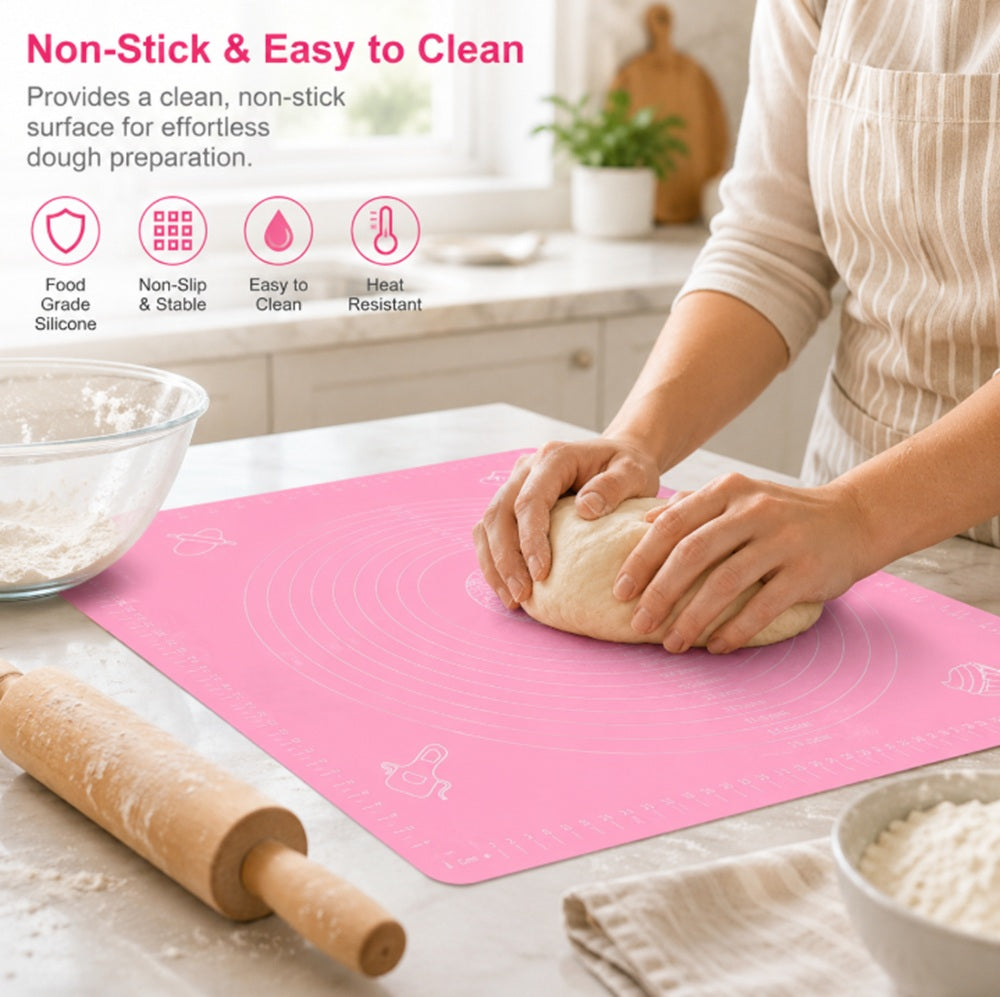 15.7 × 19.7 in Silicone Pastry Rolling Mat | TIKA