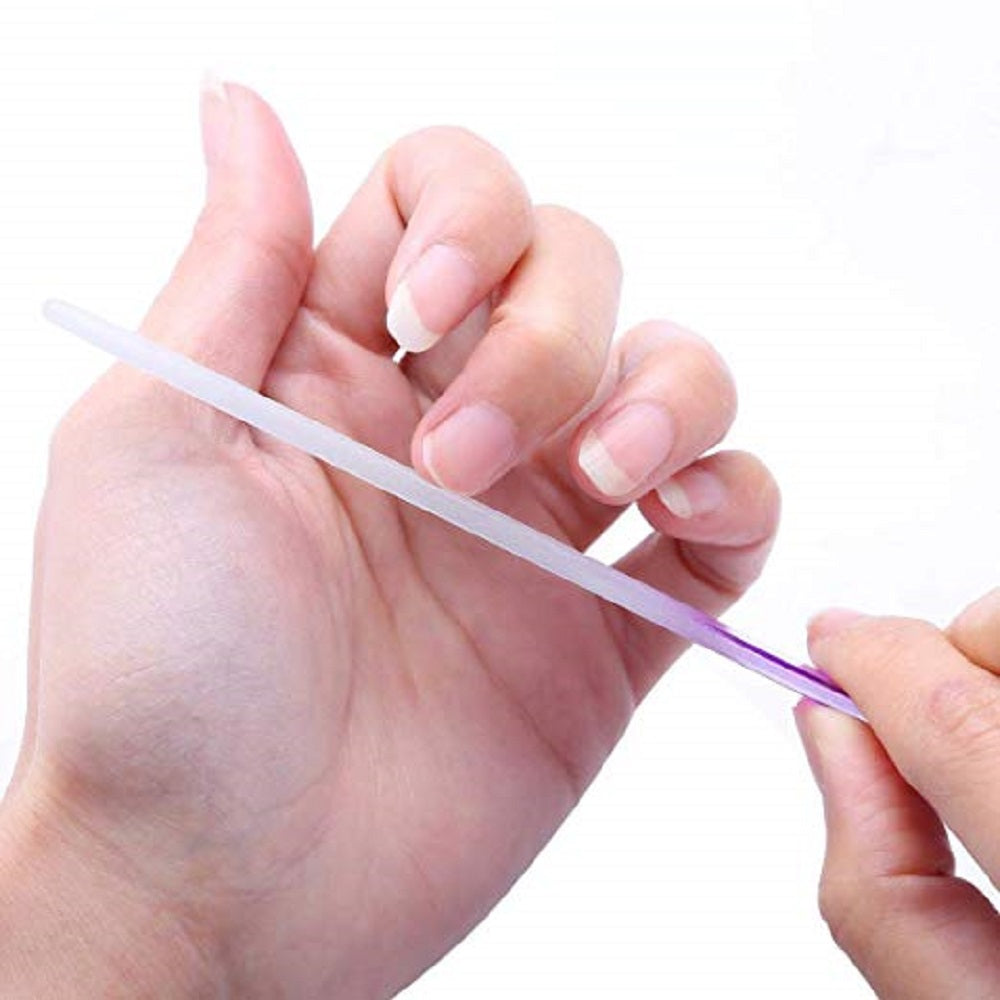 6-Pack Double-Sided Crystal Glass Nail Files | TIKA