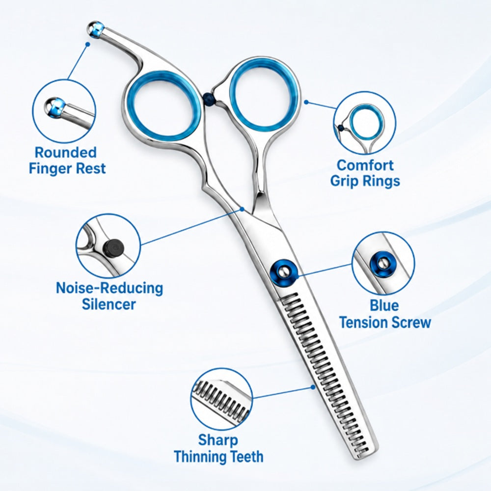 Hair Cutting Scissors & Thinning Shears Set | TIKA