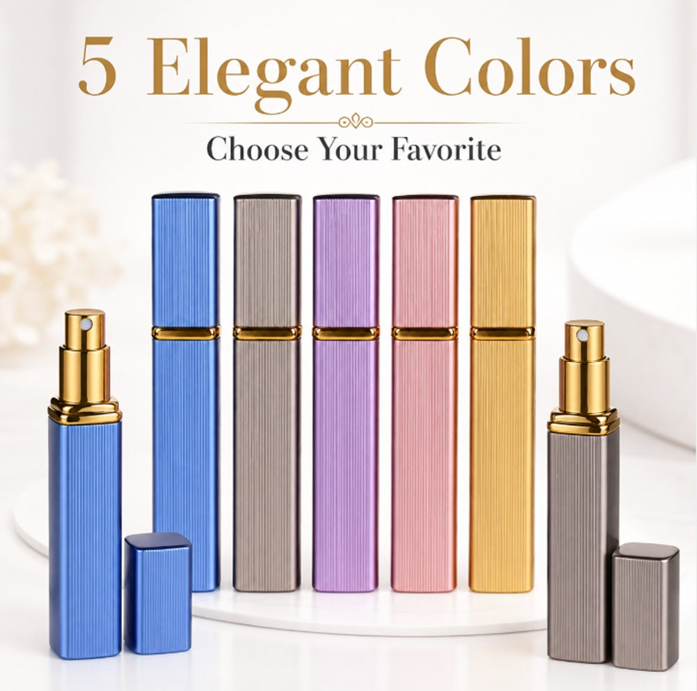5-Pack 12ml Refillable Travel Perfume Atomizers | TIKA