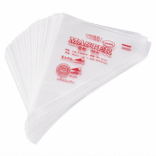 100-Pack Disposable Pastry Piping Bags | TIKA