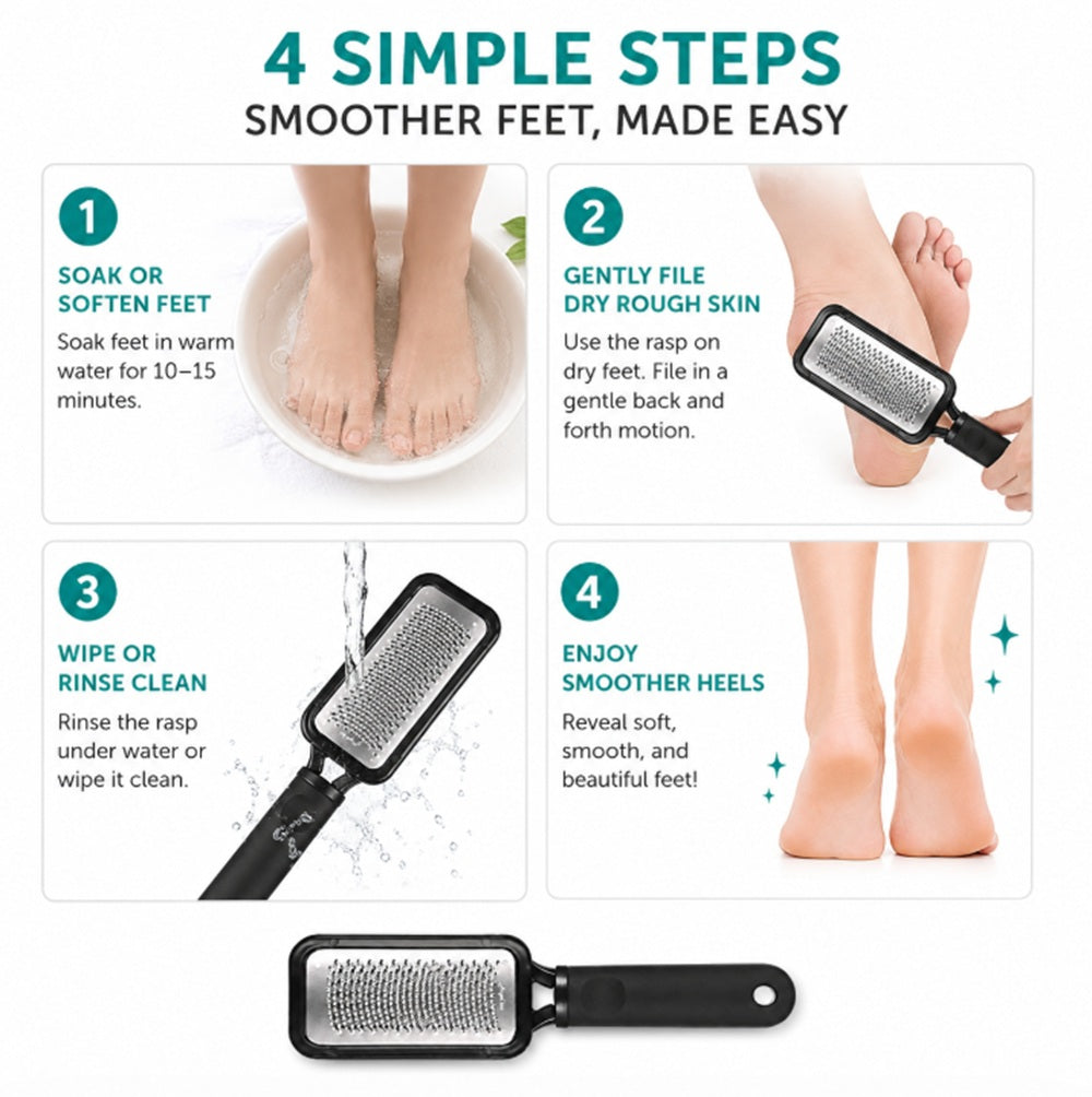 Foot Rasp & Callus File for Rough Heels | TIKA