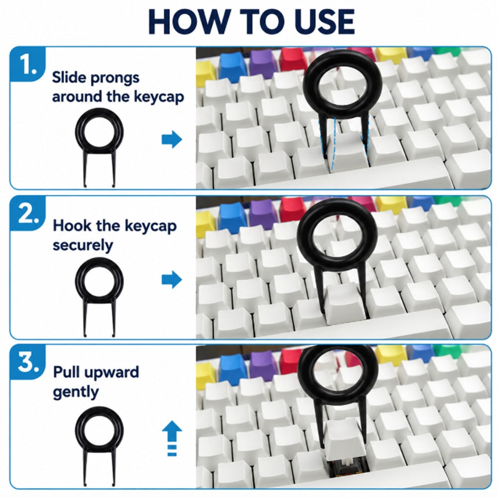 5-Pack Mechanical Keyboard Keycap Pullers | TIKA