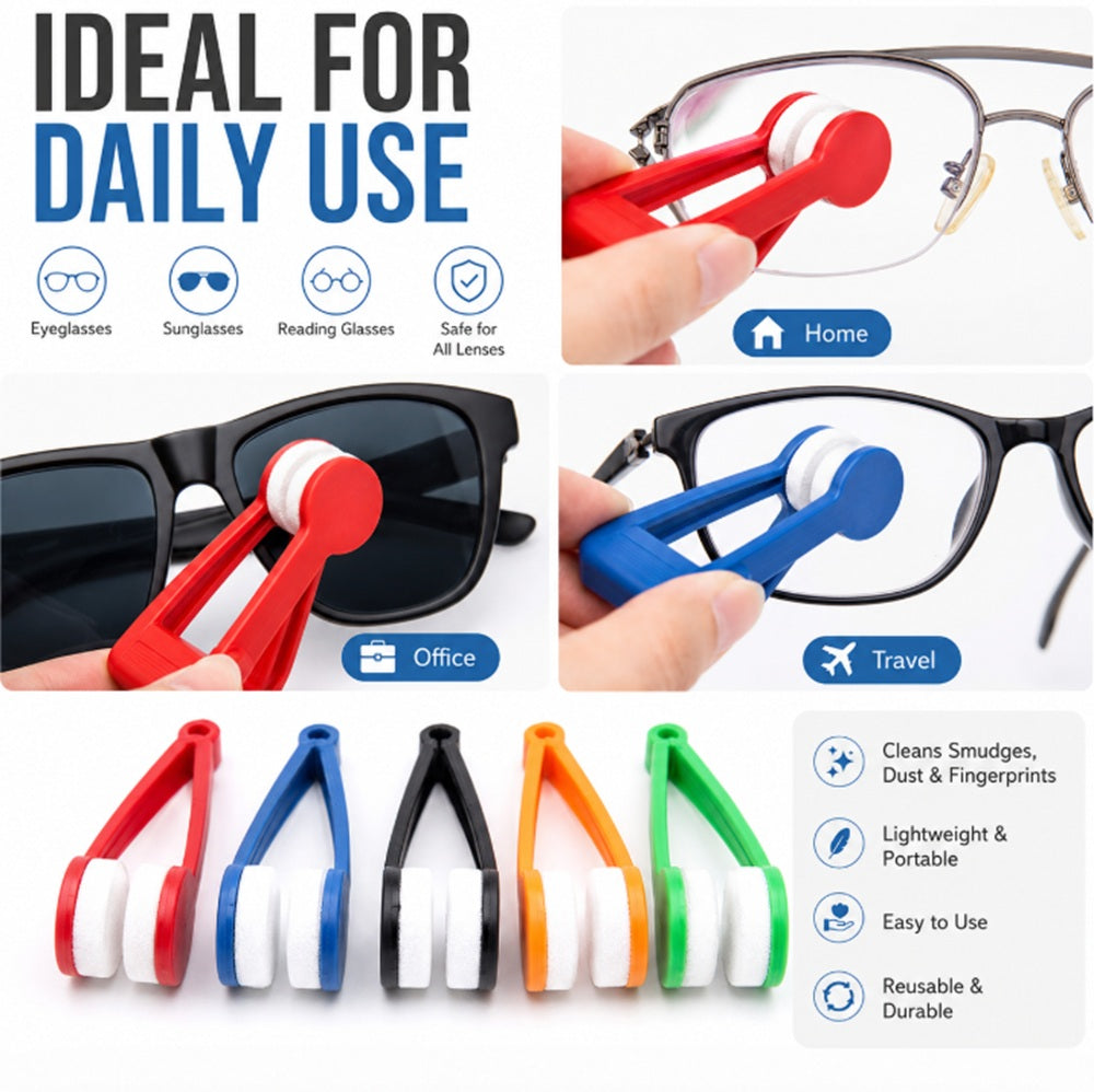 5-Piece Microfiber Eyeglass & Lens Cleaning Set | TIKA