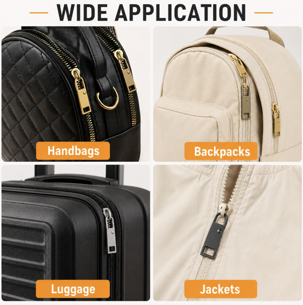 8-Pack Metal Zipper Pull Tab Replacements | TIKA