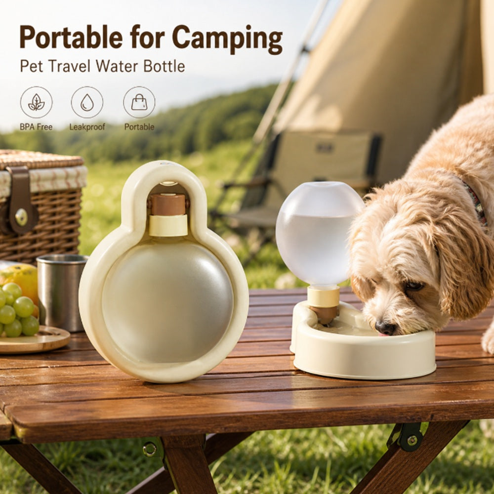 500ml Foldable Dog Water Bottle | TIKA
