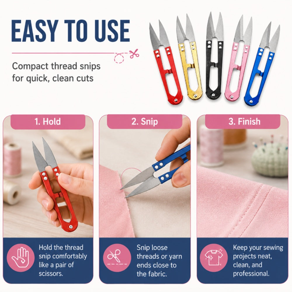 5-Pack Sewing Thread Snips & Yarn Cutters | TIKA