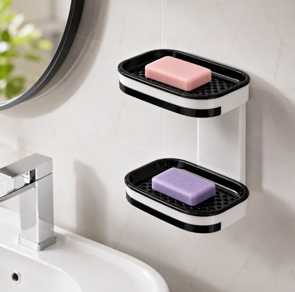 Wall-Mounted Double-Layer Soap Dish | TIKA
