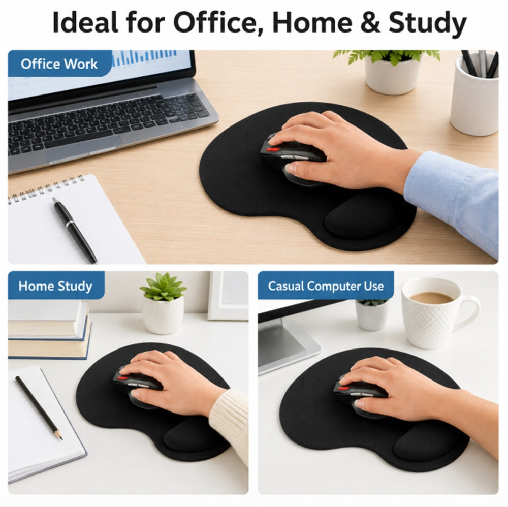 Thin Ergonomic Mouse Pad with Wrist Support | TIKA