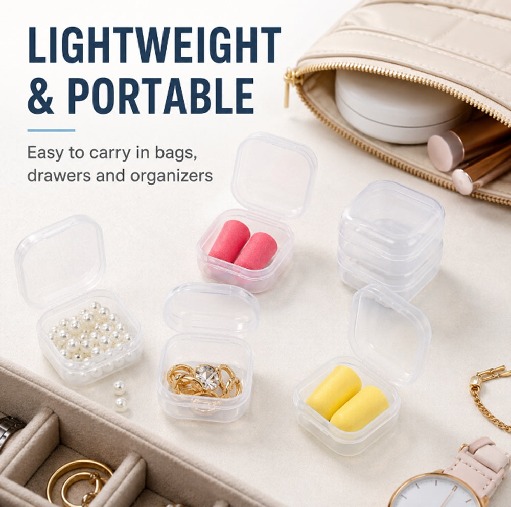 40-Pack Mini Plastic Storage Boxes | TIKA