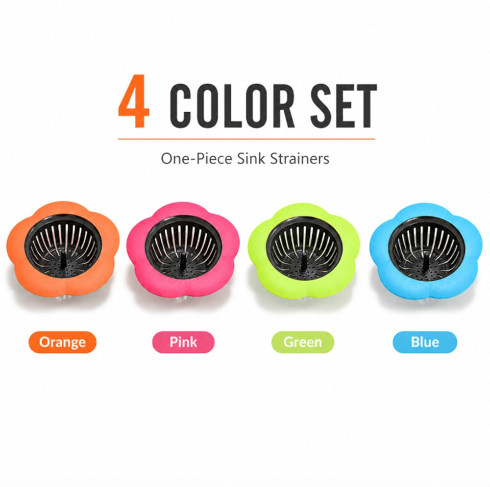 4-Pack Sink Strainer & Drain Stopper Set | TIKA