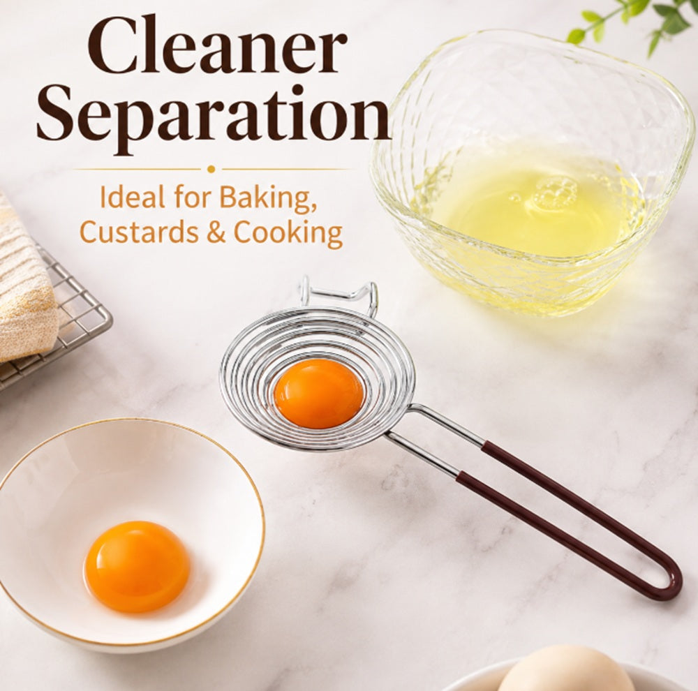 Stainless Steel Egg Yolk Separator for Baking & Cooking | TIKA
