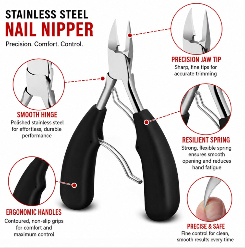 Heavy-Duty Toenail Clippers for Thick Nails | TIKA