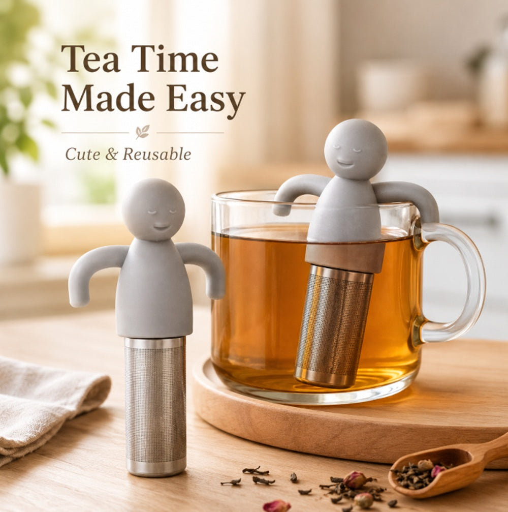 2-Pack Stainless Steel Mesh Tea Infusers with Silicone Handles | TIKA