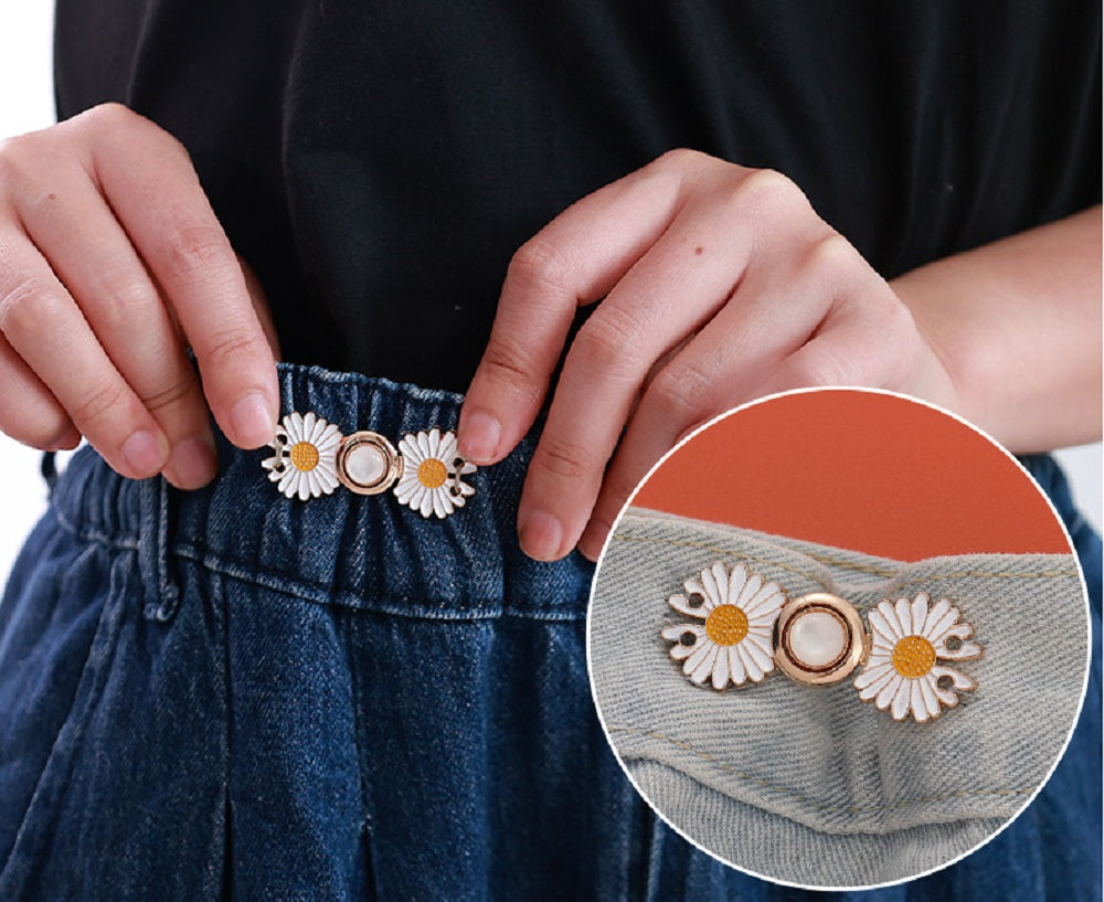 8-Pack Adjustable Waist Buckle Button Clips | TIKA