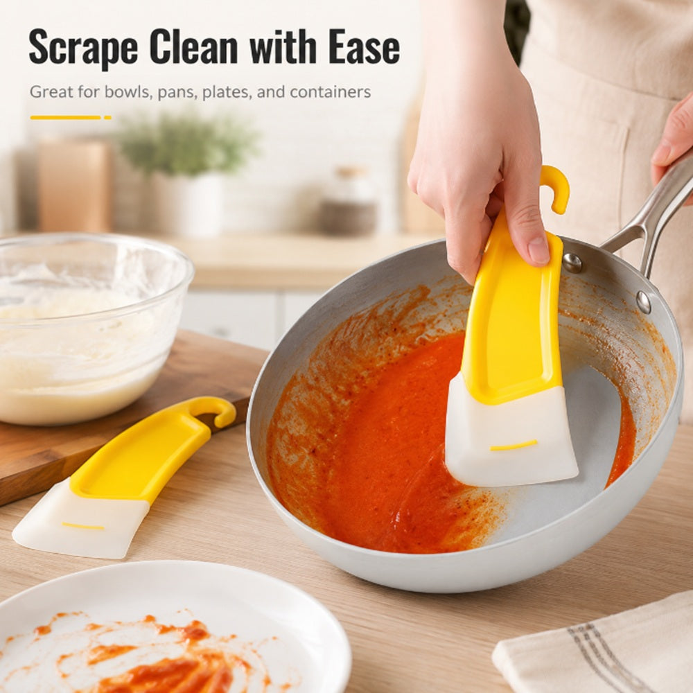 2-Pack Silicone Pot Scrapers for Cookware | TIKA