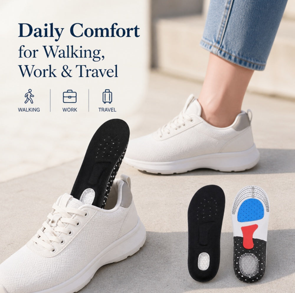 1-Pair Arch Support Shoe Insoles | TIKA