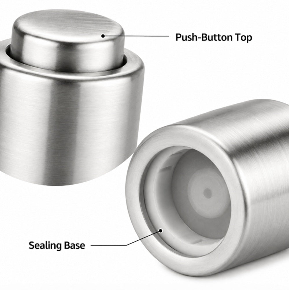 Vacuum Wine Bottle Stopper & Freshness Preserver | TIKA