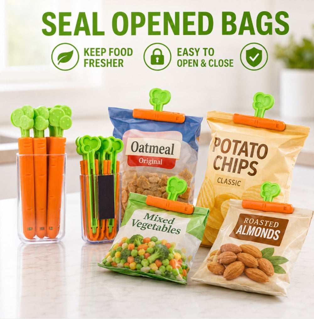 10-Pack Magnetic Food Bag Clips | TIKA