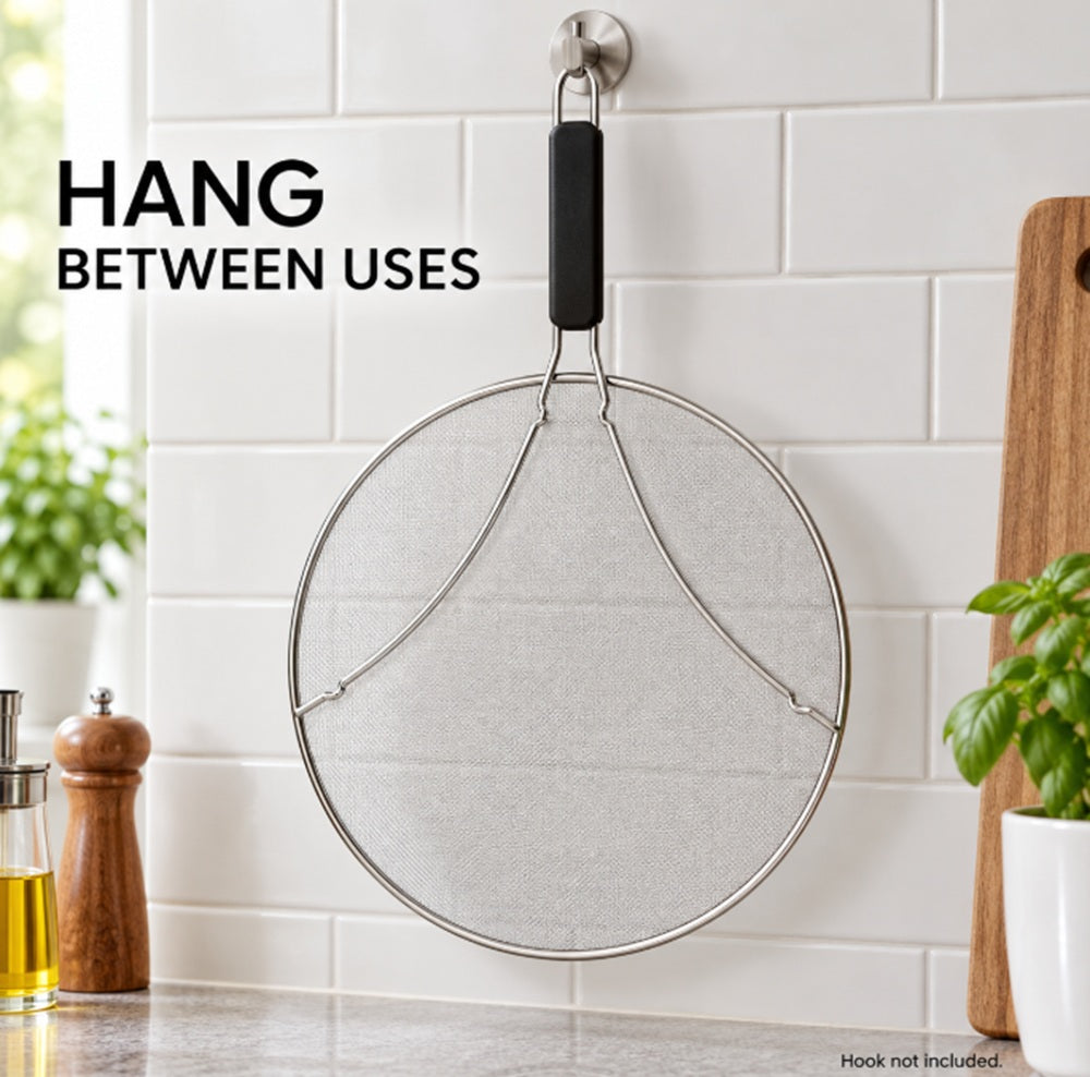 13-Inch Stainless Steel Grease Splatter Screen | TIKA