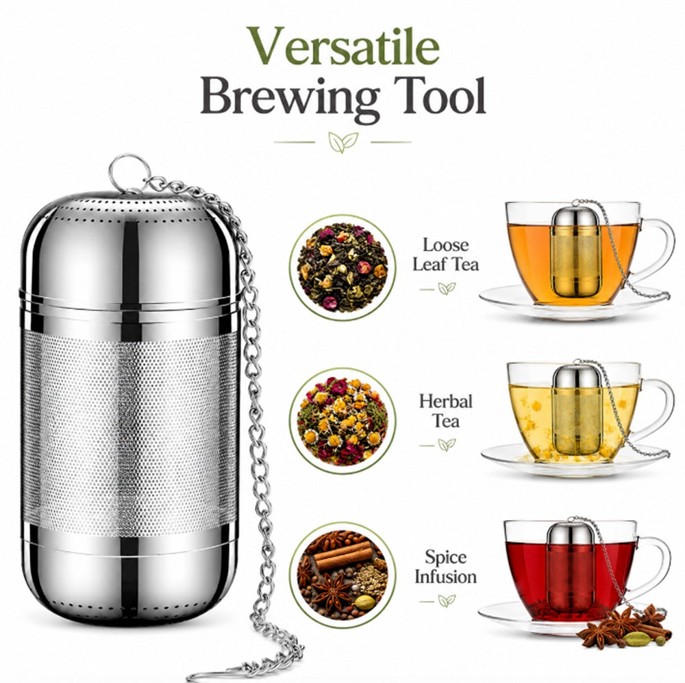 Stainless Steel Tea & Spice Infuser Ball for Loose Leaf and Seasoning | TIKA