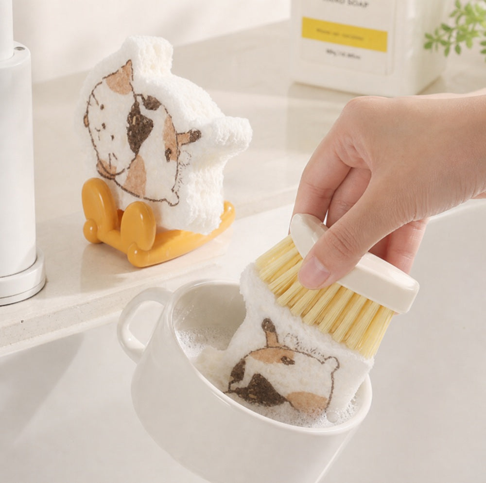 2-Piece Triangular Gap Cleaning Brush Set | TIKA