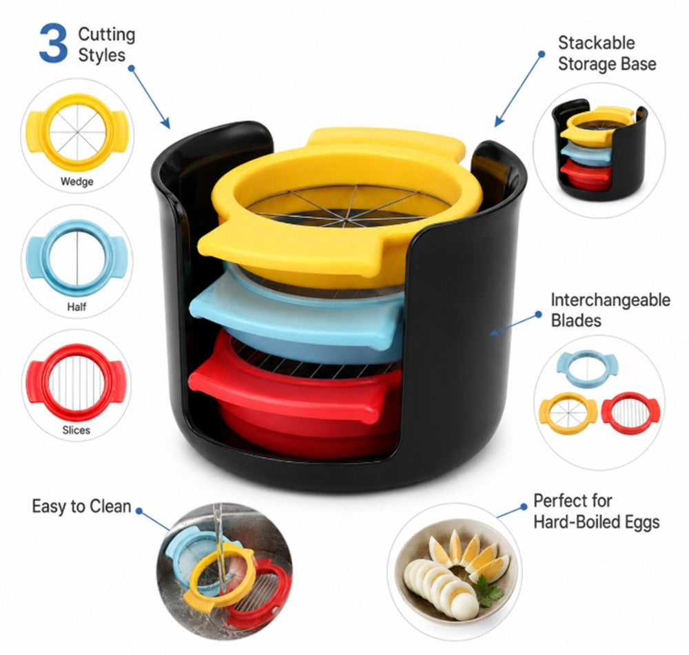 3-in-1 Egg and Strawberry Slicer | TIKA