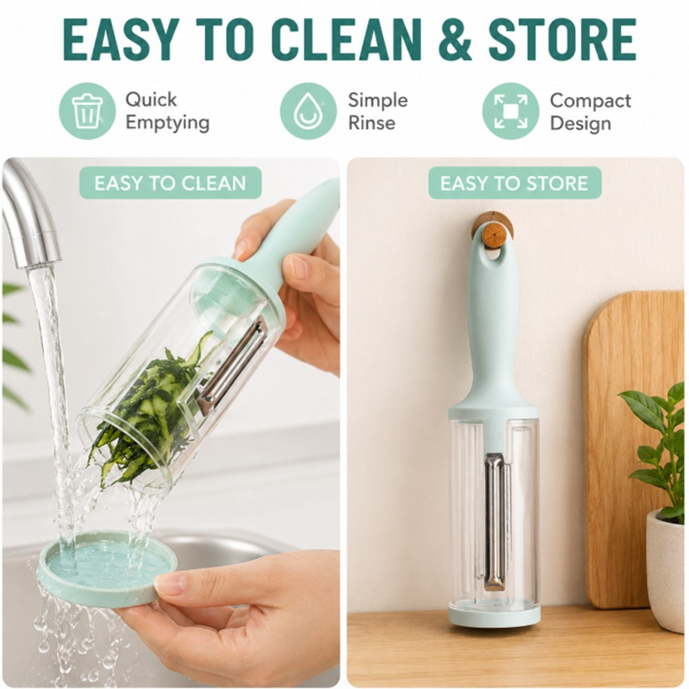 Fruit & Vegetable Peeler and Fish Scaler with Steel Blade – TIKA