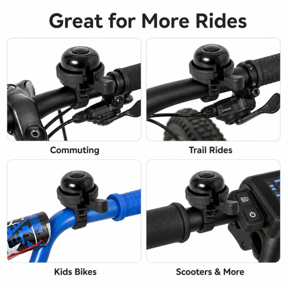 Loud Metal Bicycle Bell for Handlebars | TIKA