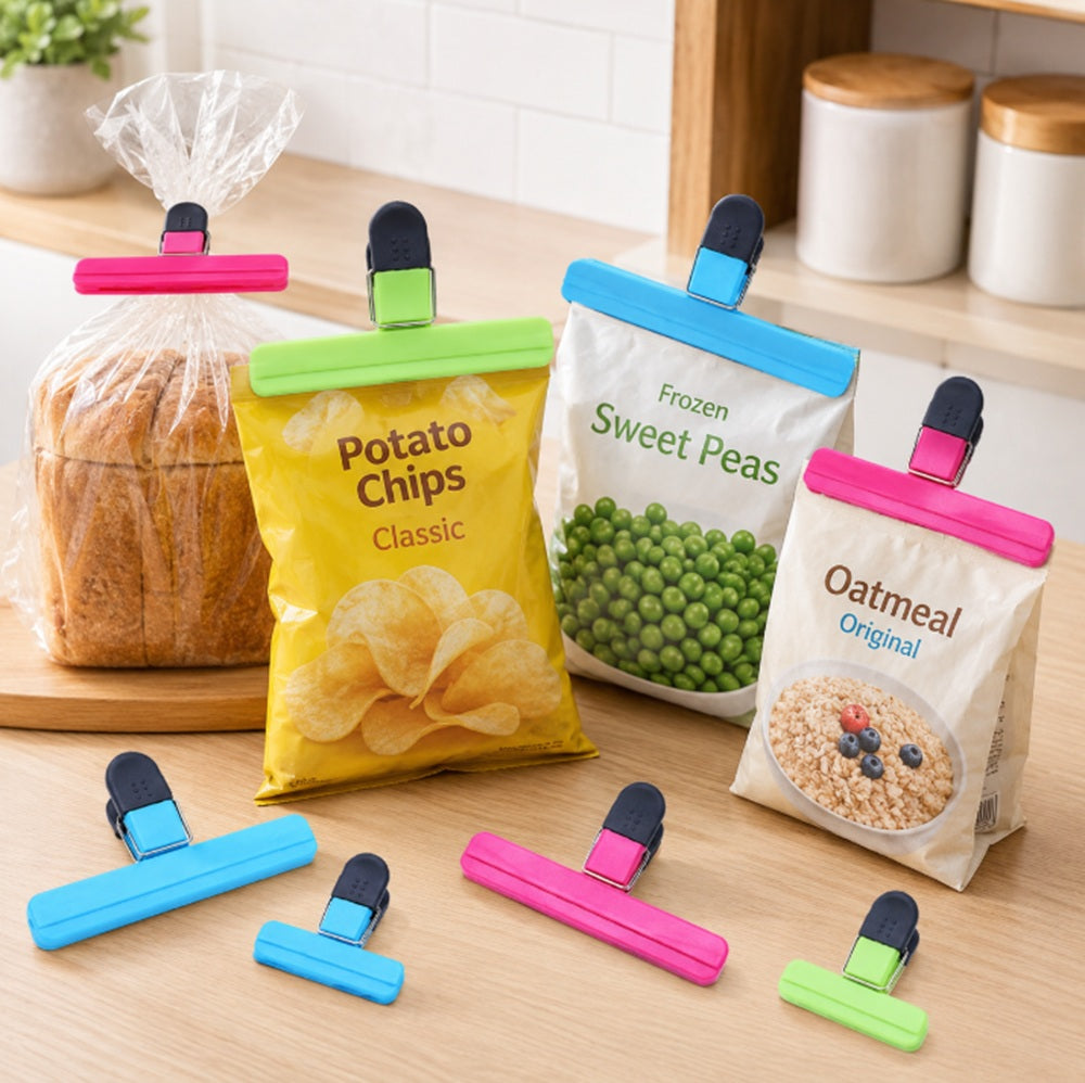 6-Pack Durable Chip Bag Sealing Clips | TIKA