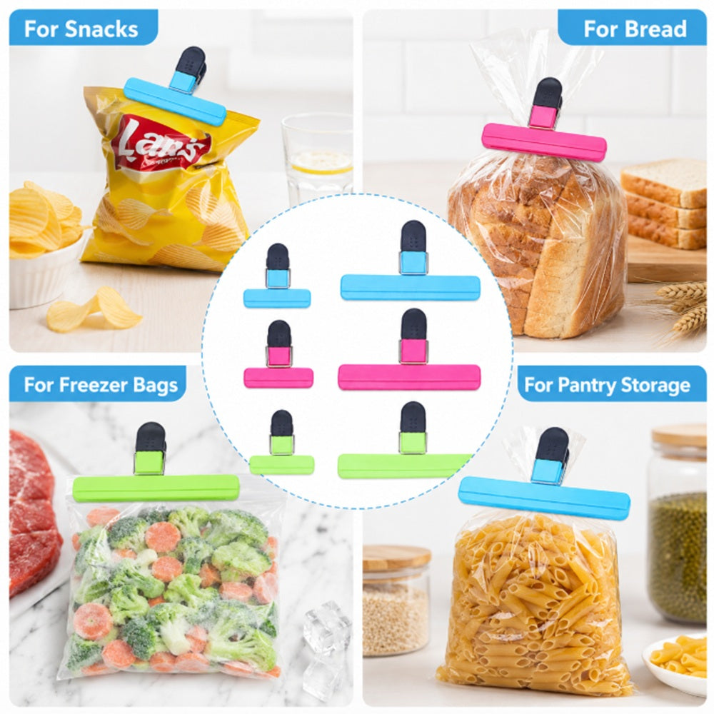 6-Pack Durable Chip Bag Sealing Clips | TIKA