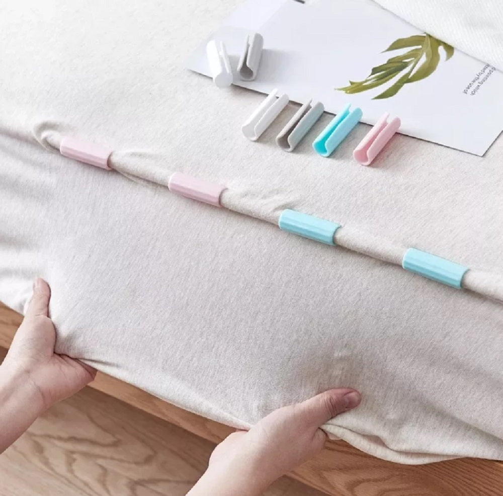 24-Pack Plastic Bed Sheet Holder Clips | TIKA
