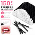 150-Piece Disposable Lip Brush Wands for Lipstick & Gloss | TIKA