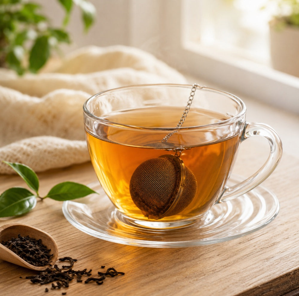 Stainless Steel Extra-Fine Mesh Tea Infuser Ball with Secure Lock | TIKA