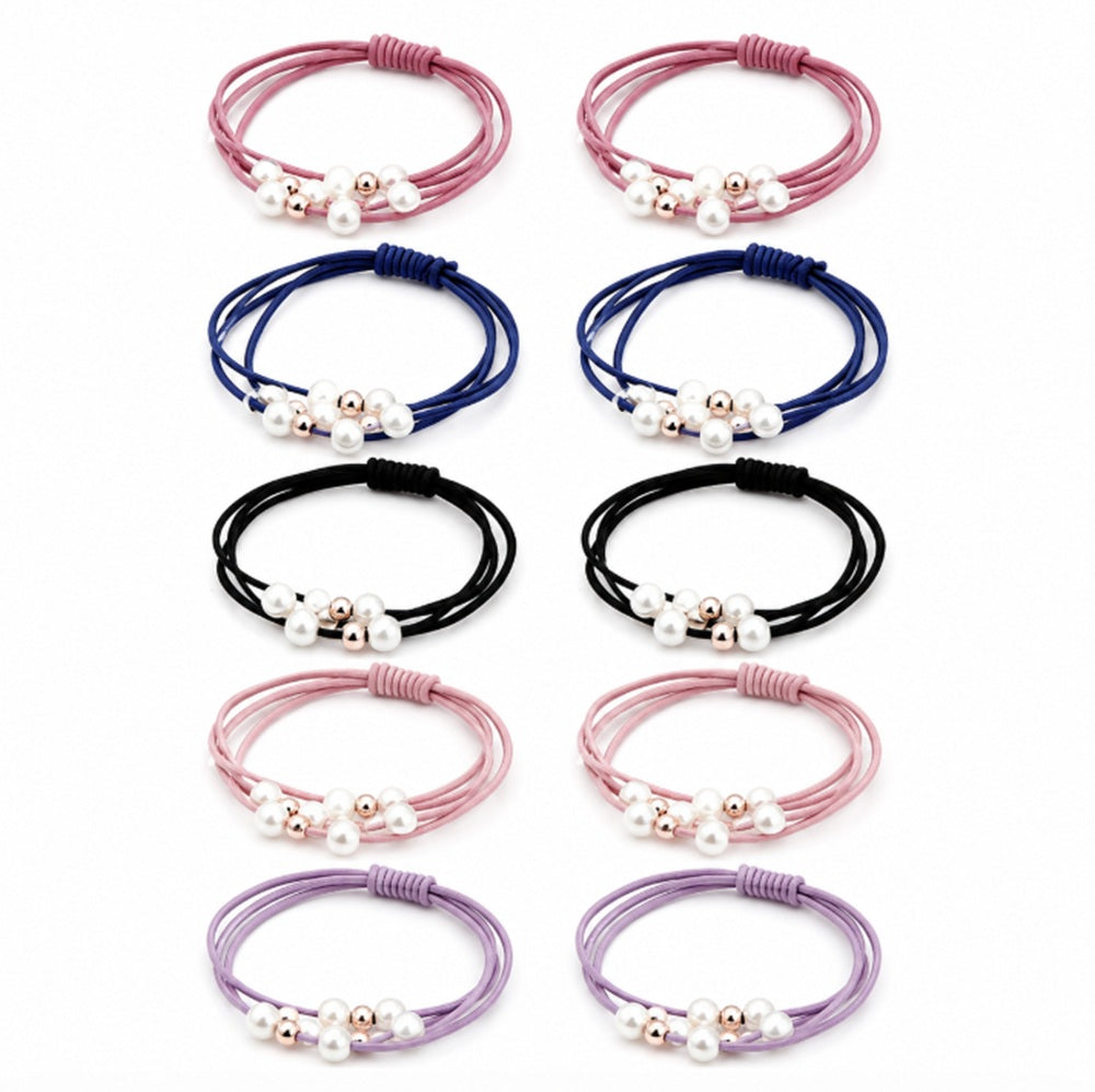 10-Pack Thick Seamless Elastic Hair Ties | TIKA