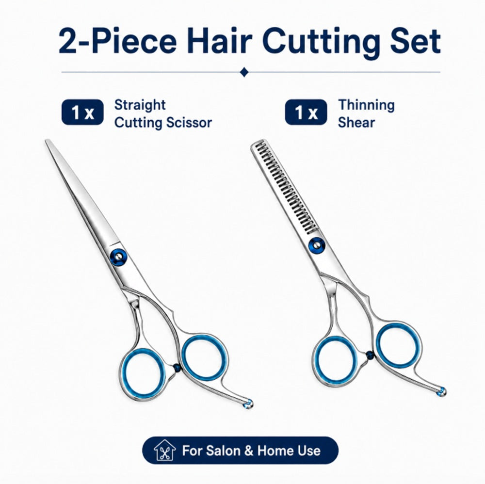 Hair Cutting Scissors & Thinning Shears Set | TIKA