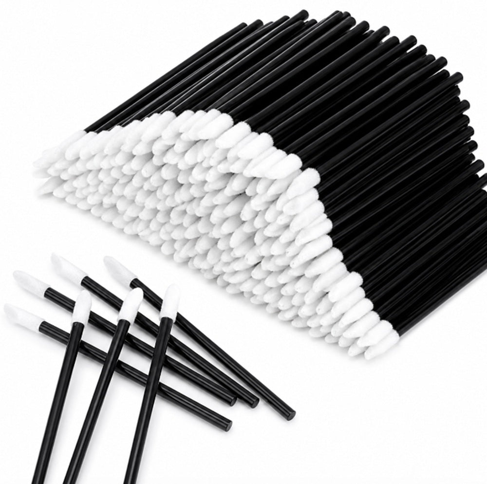 150-Piece Disposable Lip Brush Wands for Lipstick & Gloss | TIKA