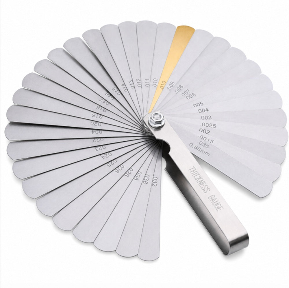 32-Blade Metric & SAE Feeler Gauge Set | TIKA