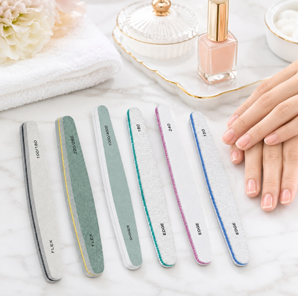 6-Piece Double-Sided Nail File & Buffer Set | TIKA