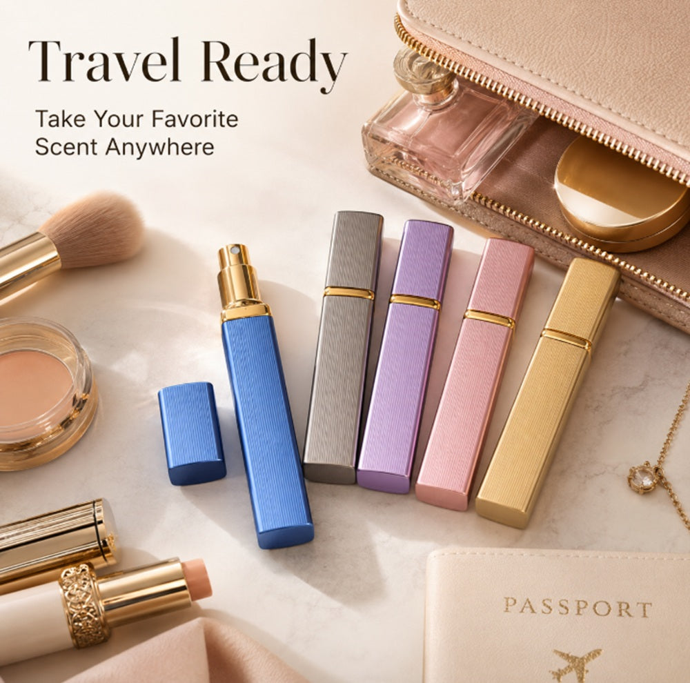 5-Pack 12ml Refillable Travel Perfume Atomizers | TIKA