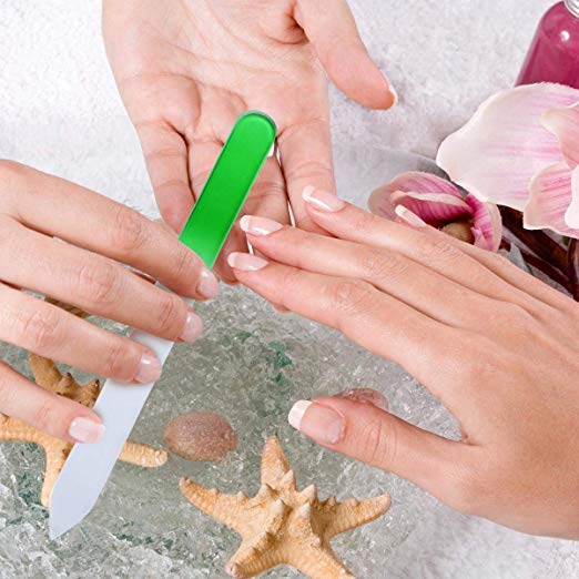 6-Pack Double-Sided Crystal Glass Nail Files | TIKA