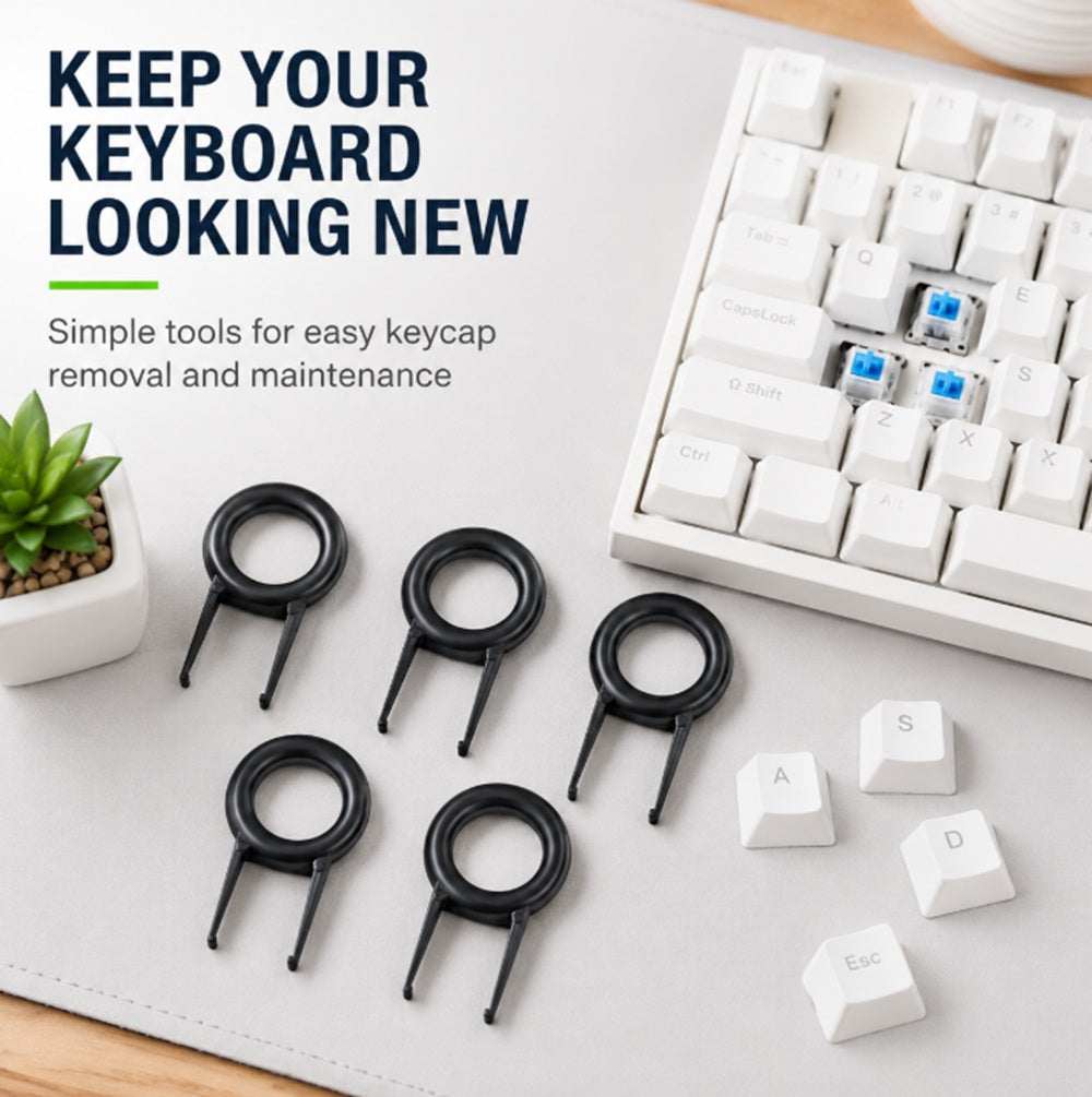 5-Pack Mechanical Keyboard Keycap Pullers | TIKA