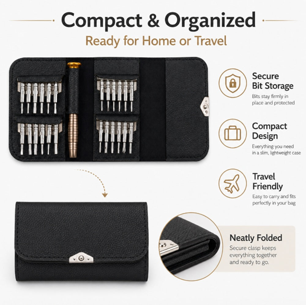 25-in-1 Precision Screwdriver Set for Electronics | TIKA
