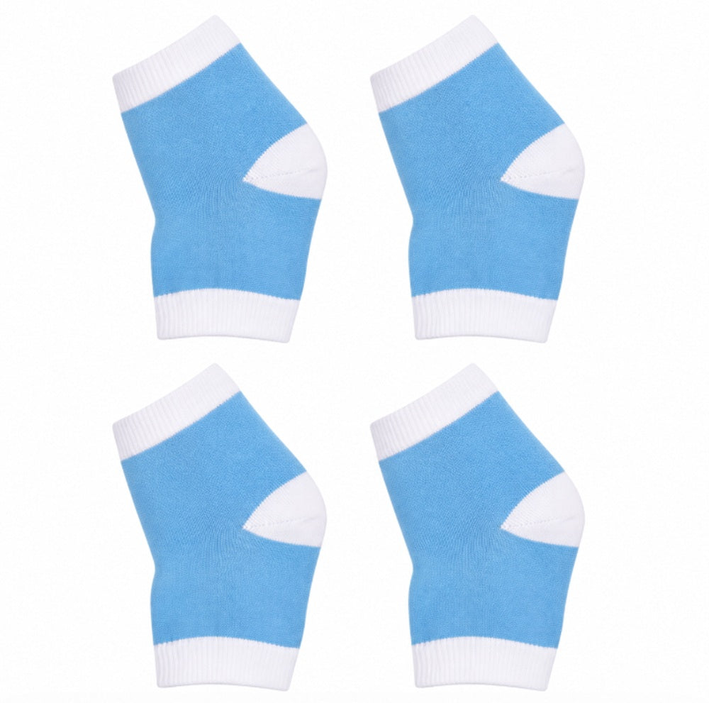 2-Pair Gel-Lined Open-Toe Heel Socks | TIKA