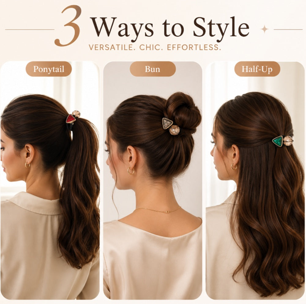 4-Pack Women's Fashion Hair Ties & Bracelet Bands | TIKA