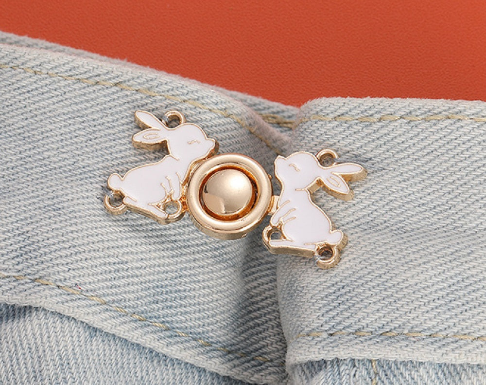 8-Pack Adjustable Waist Buckle Button Clips | TIKA