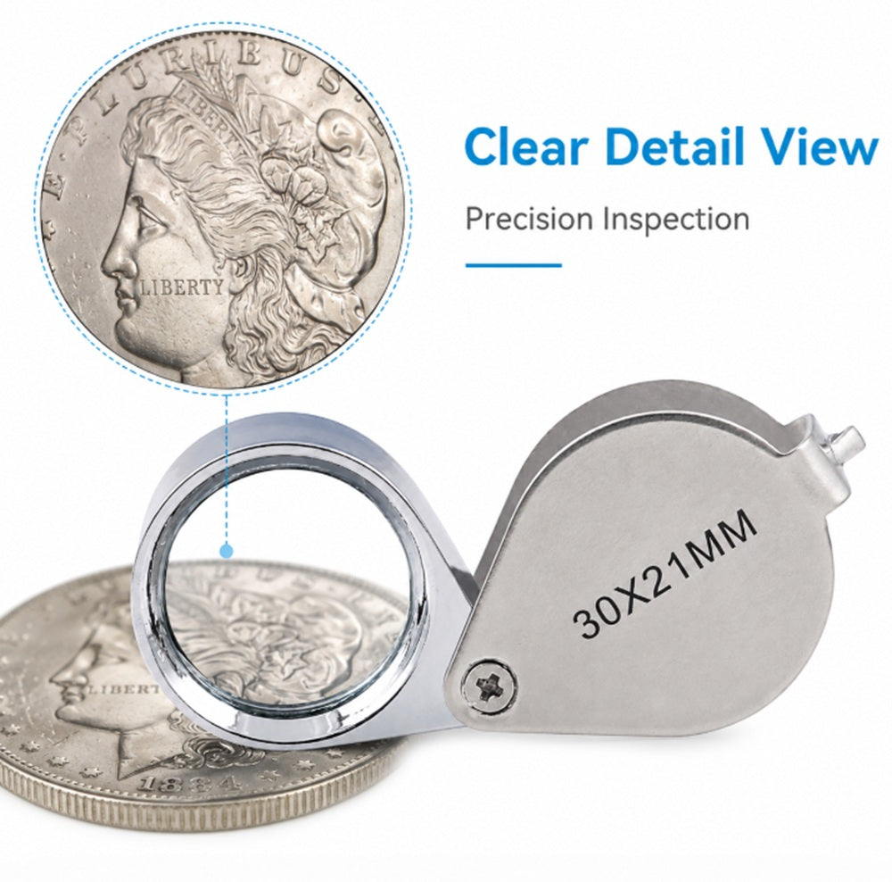 30X 21mm Jeweler Loupe Magnifier | TIKA