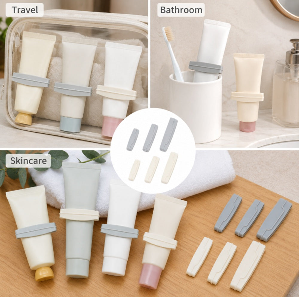 6-Pack Plastic Toothpaste Tube Squeezers | TIKA