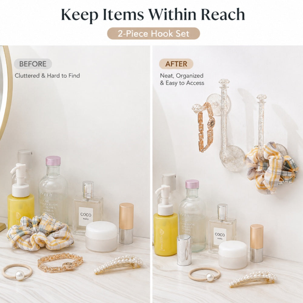 2-Pack Hair Tie & Headband Organizer Racks | TIKA