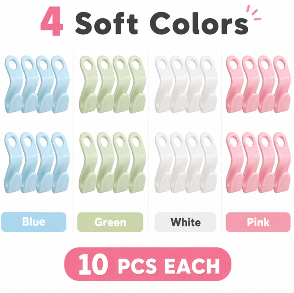 40-Pack Cascading Hanger Connector Hooks | TIKA